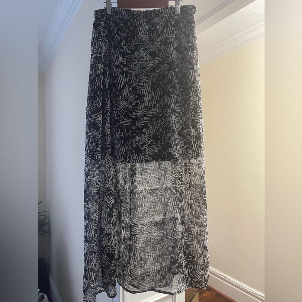 Transparent Maxi Skirt